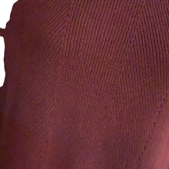 Talbots  Women’s Sweater  Maroon Size Extra Small Cotton Blend - Picture 2 of 8